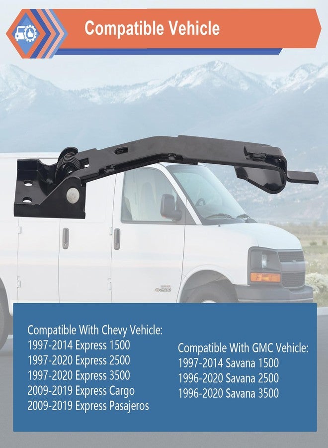 ZONFANT 924-156 Passenger Side Door Check Strap Compatible With Chevy GMC Vehicle1997-2020 Express 1500 2500 3500 Cargo Pasajeros, 1996-2020 Savana 1500 2500 3500, Replace#15750877 - Image 3